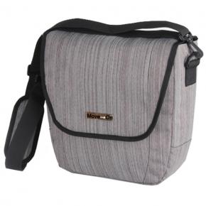 Grey Bicycle Messenger Pannier Bag with Shoulder Strap  10.2 Inch