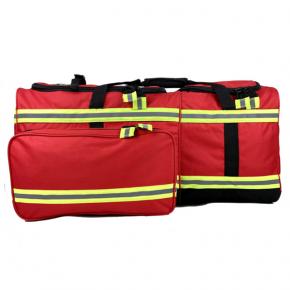 Red Large Reflective Fire Safety Gear Bag 600D Polyester with A Modular Internal Compartment 30.3 Inch - 副本