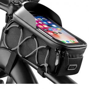 Waterproof Bike Top Tube Phone Bag with Sunlight Barrier 